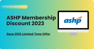 ASHP Membership Discount 2024-  Save 25% Limited Time Offer