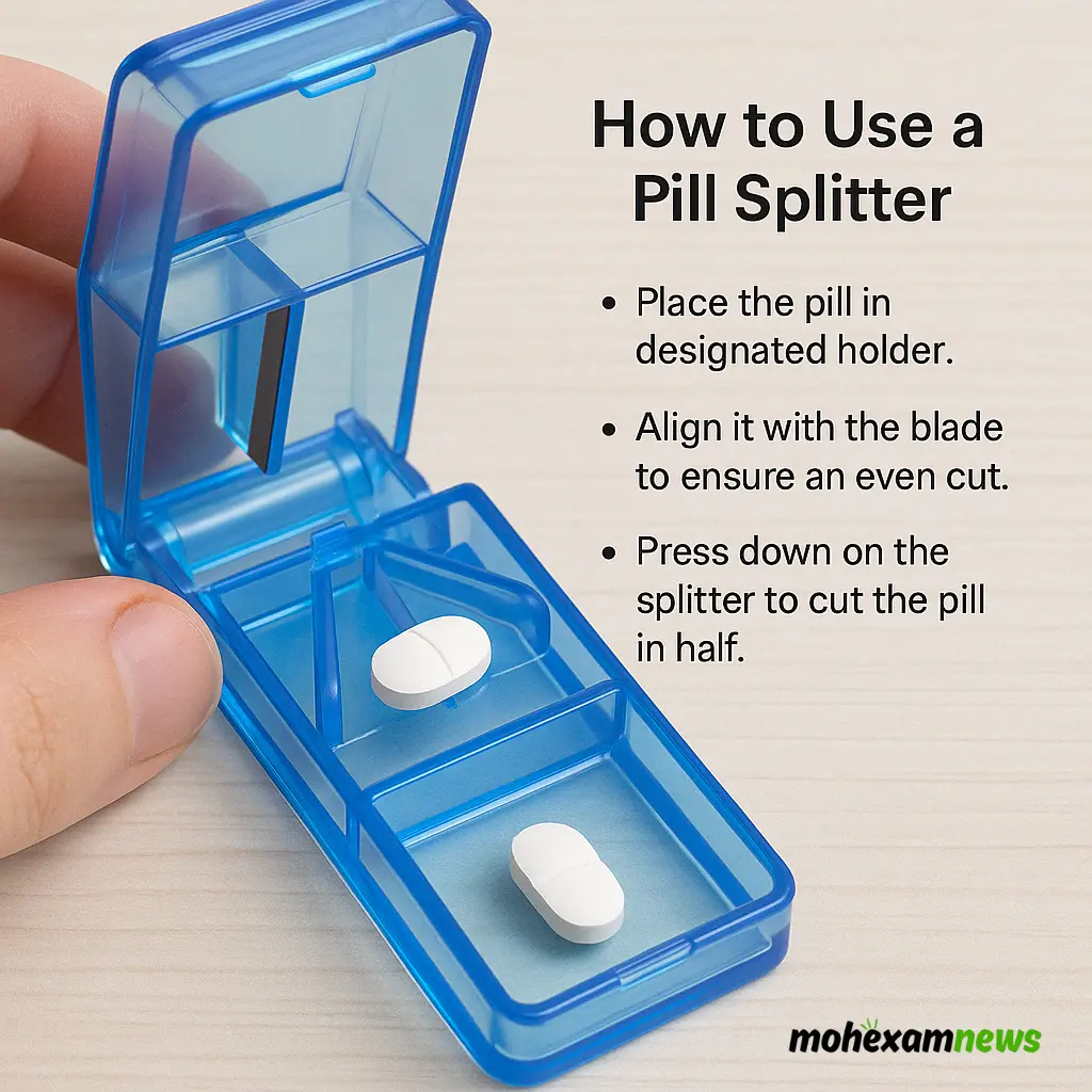how to use pill splitter