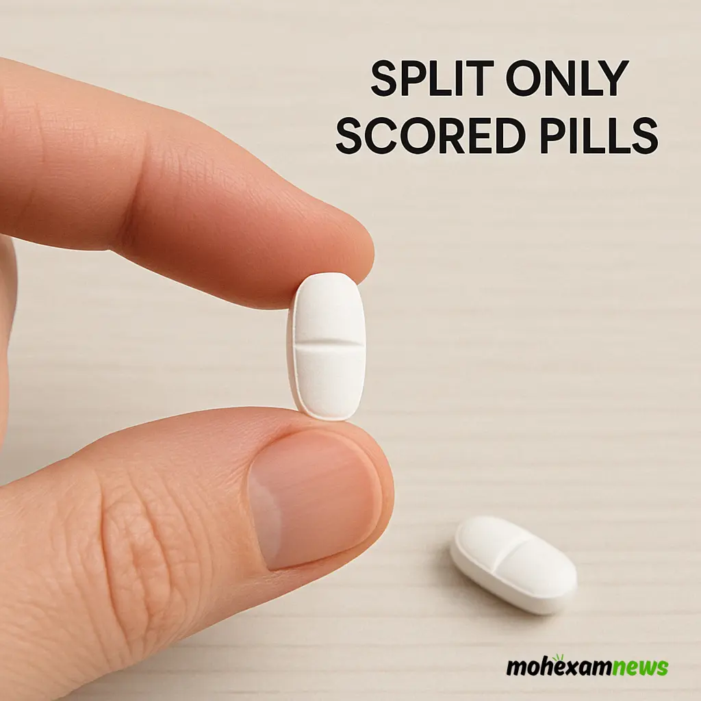 split scored pills only