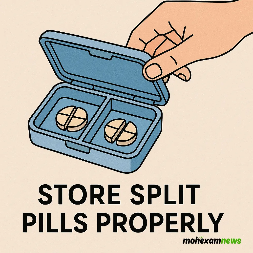 store split pills properly